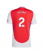 Arsenal William Saliba #2 Domácí Dres 2024-25 Krátký Rukáv